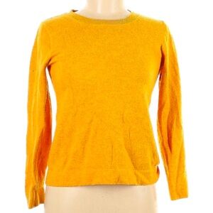 Yellow JCrew merino sweater